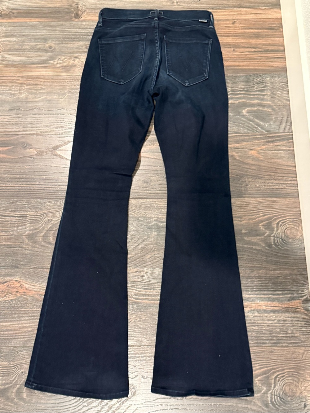 MOTHER Dark Navy Flare Jeans